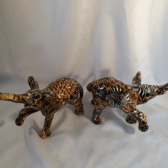 Vintage 2 piece set elephant figures - Picture 2 of 7